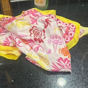 Maeve Pink and Yellow Scarf